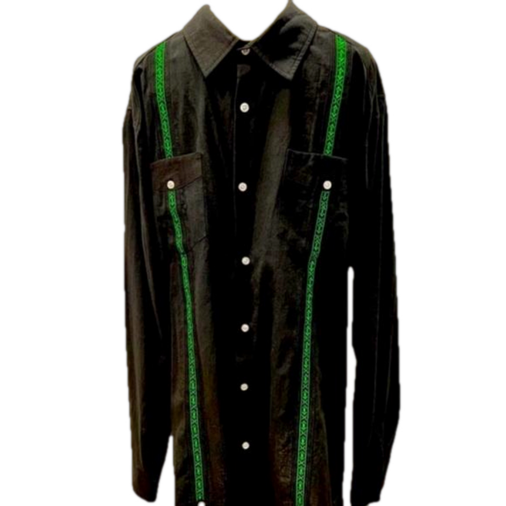 Cuban Guayabera Button Down Shirt -NEW Without Tags Men’s  XXL MM